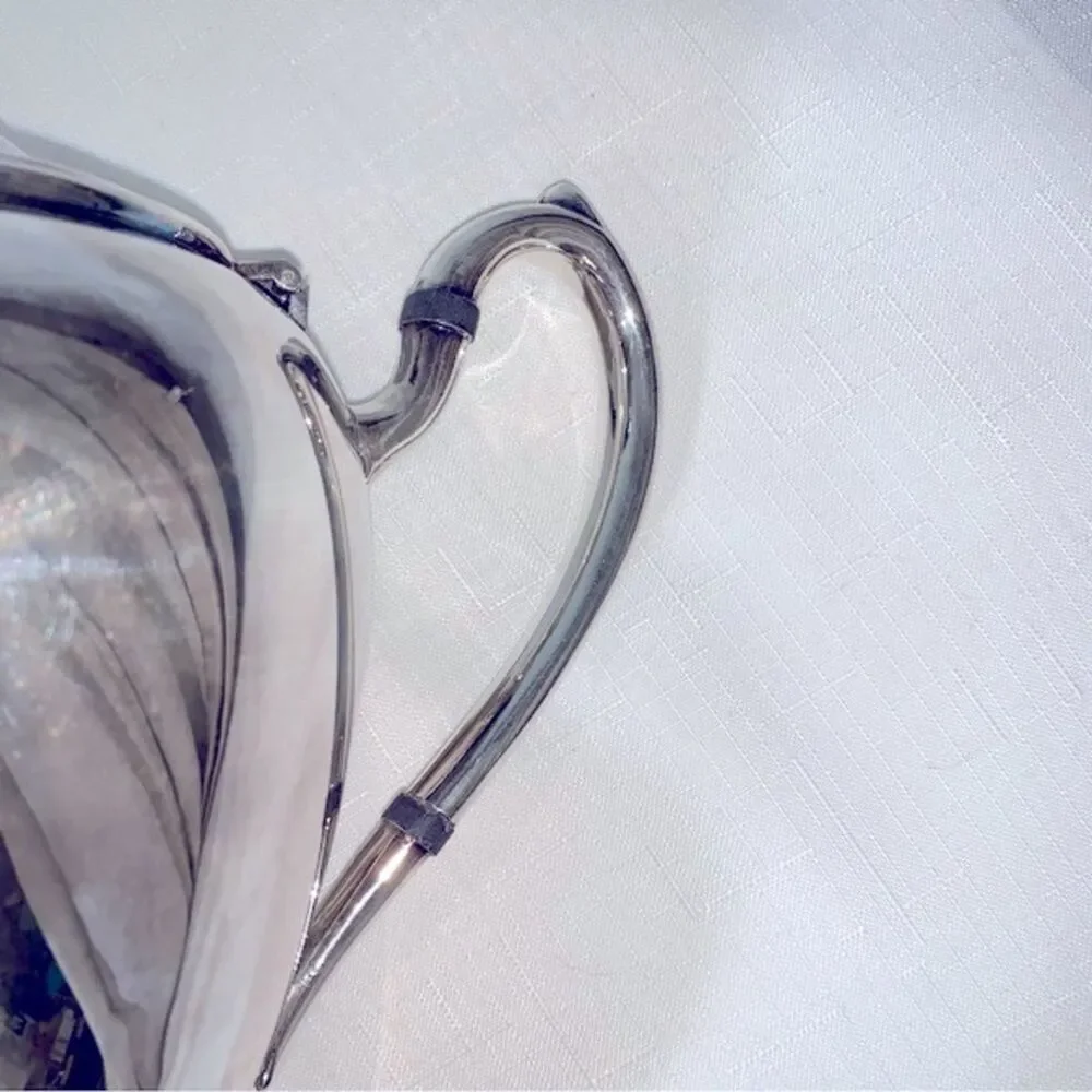 VINTAGE New York Academy Silver Coffee Tea Carafe Set Serving 50s MidCentury Mod